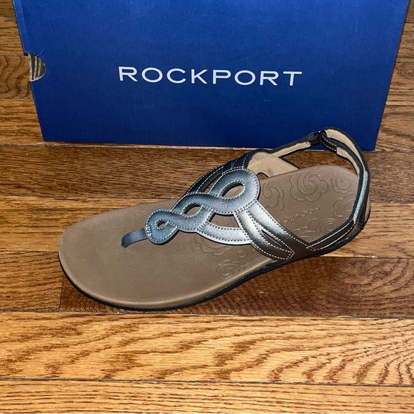 Rockport Shoes - Rockport Cobb Hill “Ramona” Slingback Leather Sandals Women’s Size 8.5 Wide READ